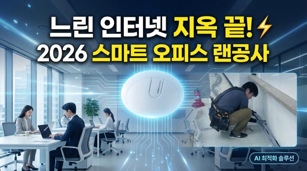 001 1 느려터진 사무실 인터넷? 랜공사 선정리 하나로 업무 속도 2배 올리는 비법