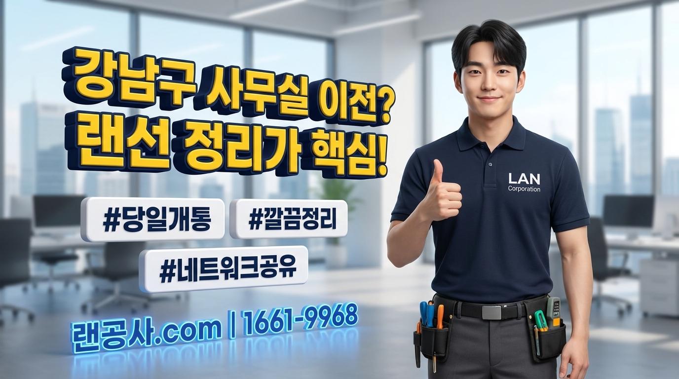 강남구 랜공사&랜선정리