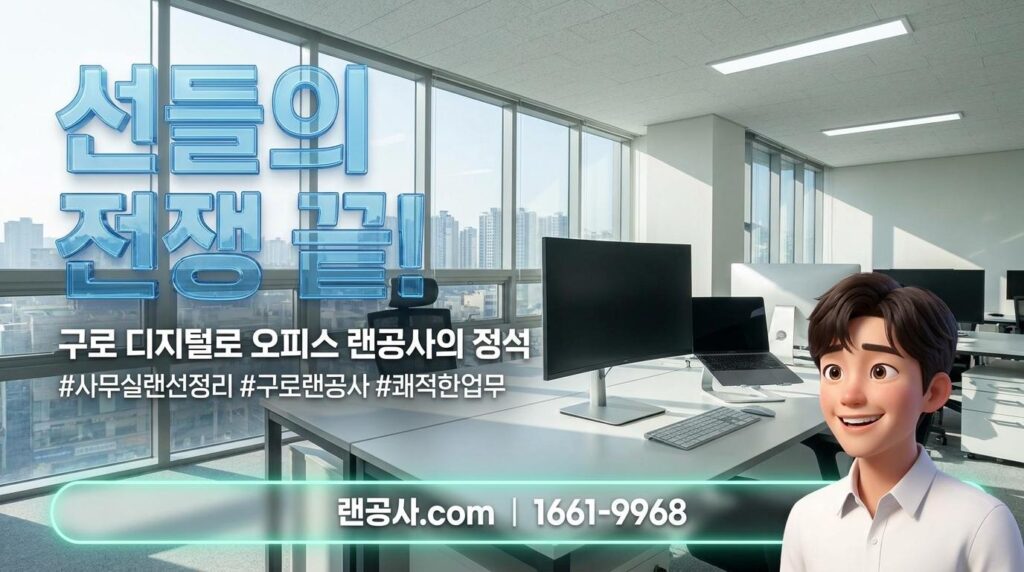 사무실 랜선공사 랜선정리 안전하게 빠른 인터넷 사용
