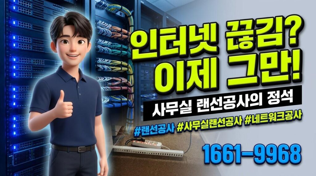 503cafb5 30e2 4f5b bc71 ca2f72c2d0dd 랜선공사 비용 아끼고 서울 경기 사무실 네트워크 완벽하게 구축한 후기